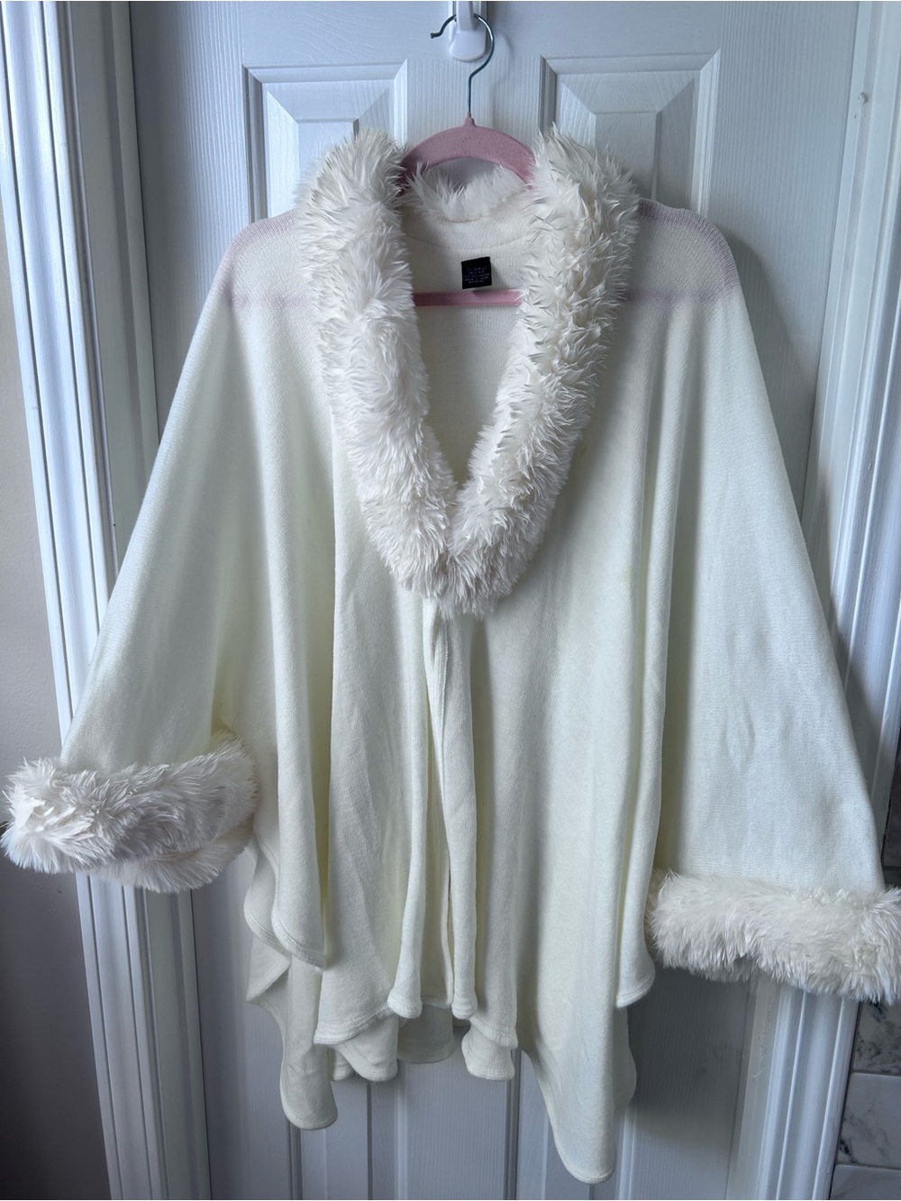 Fluffy Poncho